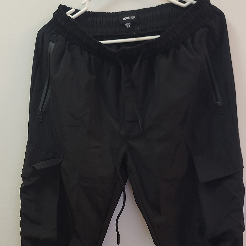 Abrand Men's Dark Cargo Pants